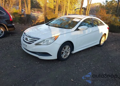 2014 Hyundai Sonata Gls from USA, damaged, VIN 5NPEB4AC6EH877599